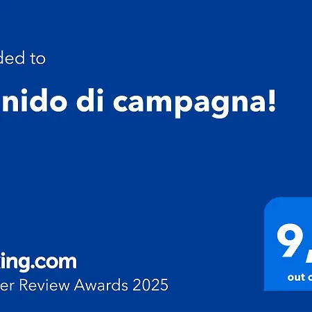 Apartman Un Nido Di Campagna!